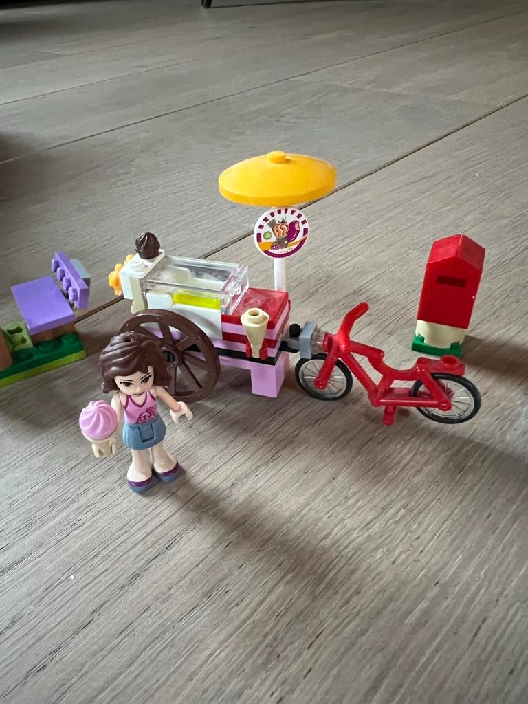 Lego Friends IJswagen - Leuke Set!, Ophalen of Verzenden, Zo goed als nieuw, Complete set, Lego