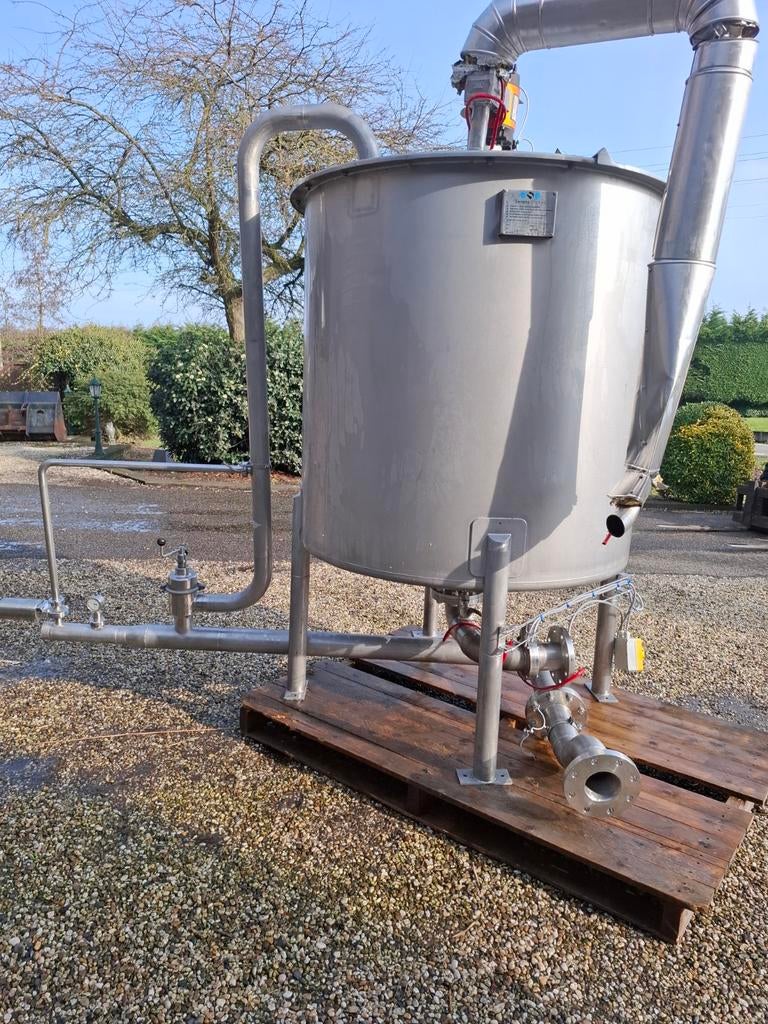 Tank rvs voeding warm/ koud, Ophalen of Verzenden