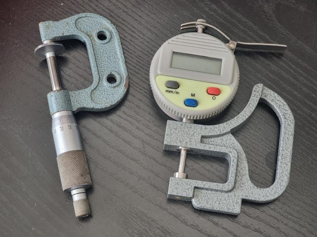 Mitutoyo Micrometer & MAPRA Q1 Digitale Diktemeter, Ophalen of Verzenden, Gebruikt, Overige meters