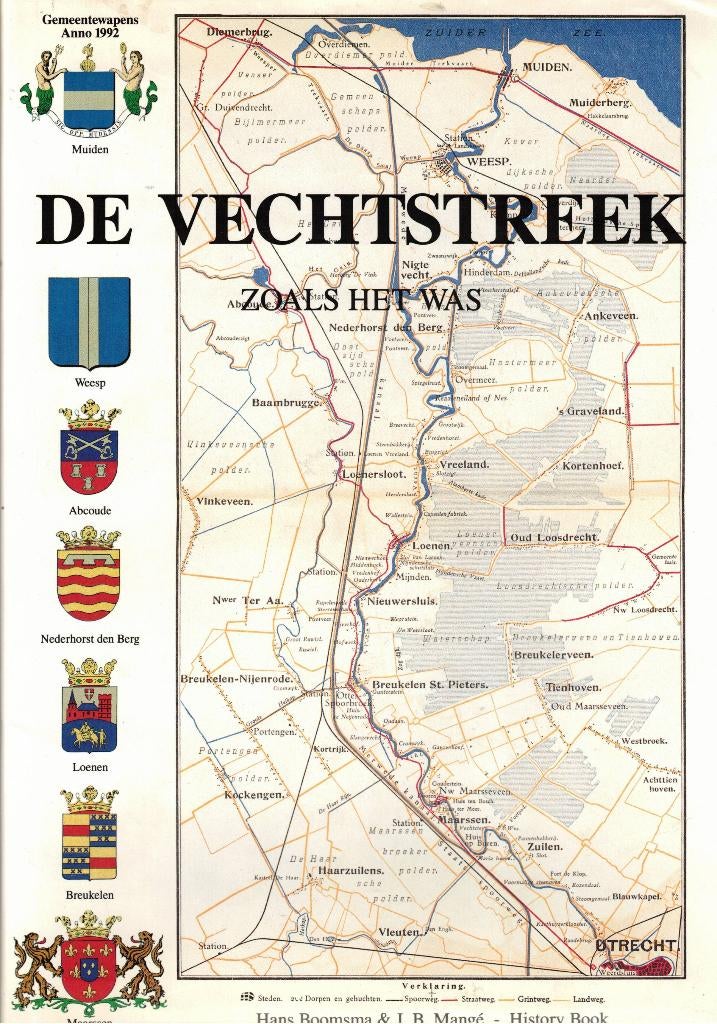 De Vechtstreek zoals het was  - H.Boomsma & J.Bangé, Boeken, Ophalen of Verzenden, Gelezen, H.Boomsma & J.Bangé