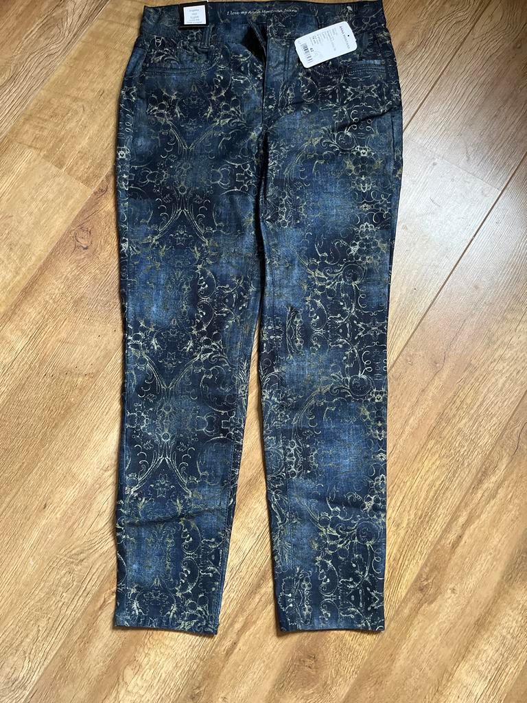 Anna Montana Angelika Broek - Maat 42 - Nieuw met kaartjes, Blauw, Maat 42/44 (L), Nieuw, Ophalen of Verzenden