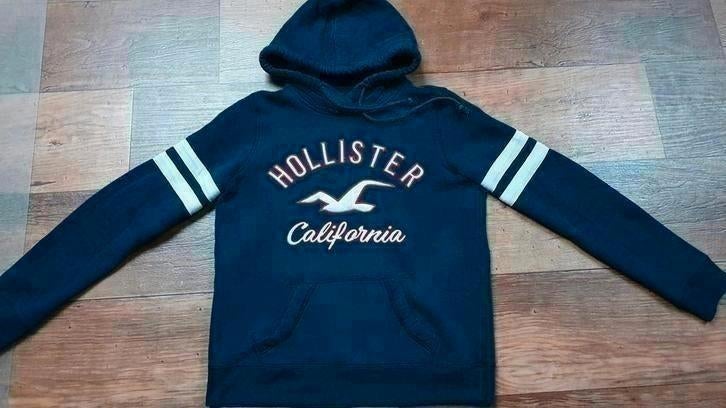 Hollister donkerblauwe leuke hoody Maat XS, Blauw, Ophalen of Verzenden, Maat 34 (XS) of kleiner, Gedragen