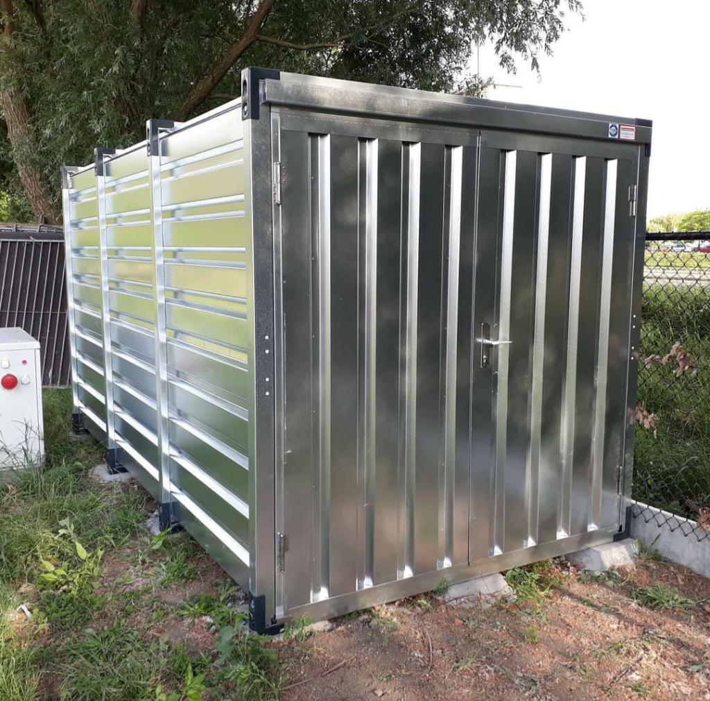 rolcontainer opslag/nachtlevering/snelbouwcontainer