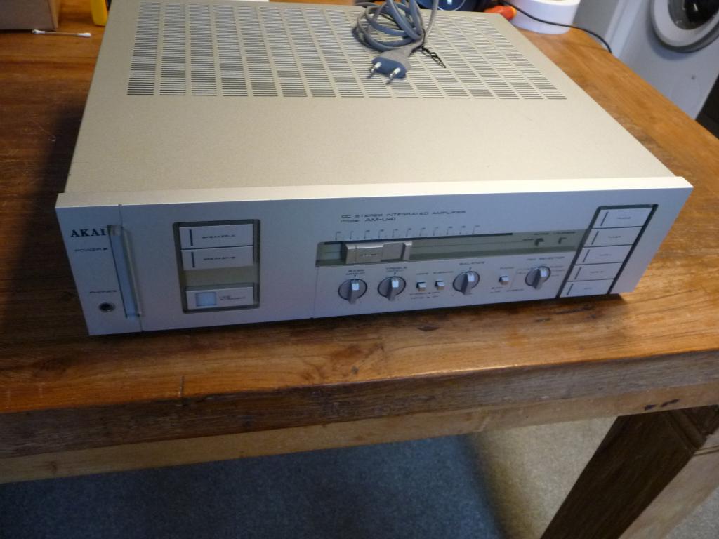 Versterker Akai AM-U41 i.z.g.st. very good condition, Gebruikt, 60 tot 120 watt, Stereo, Ophalen