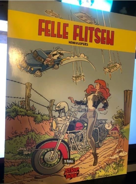 Felle flitsen franka henk kuijpers z5, Boeken, Eén stripboek, Ophalen of Verzenden, Zo goed als nieuw