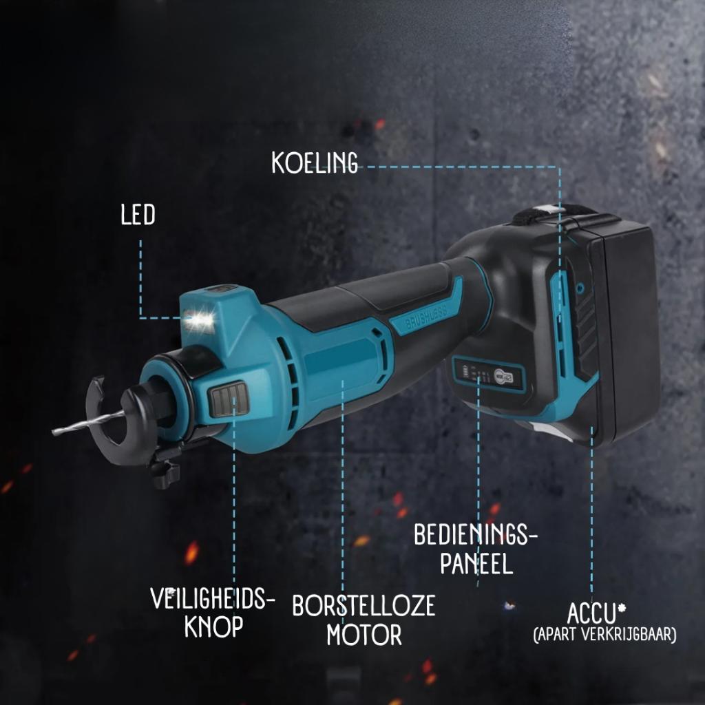 Accu Gipsplaat  Snijder 18V DeNico-PoWer past op  LXT, Denico.power@gmail.com, De van der Schuerenweg, Nieuw, DeNico-PoWer