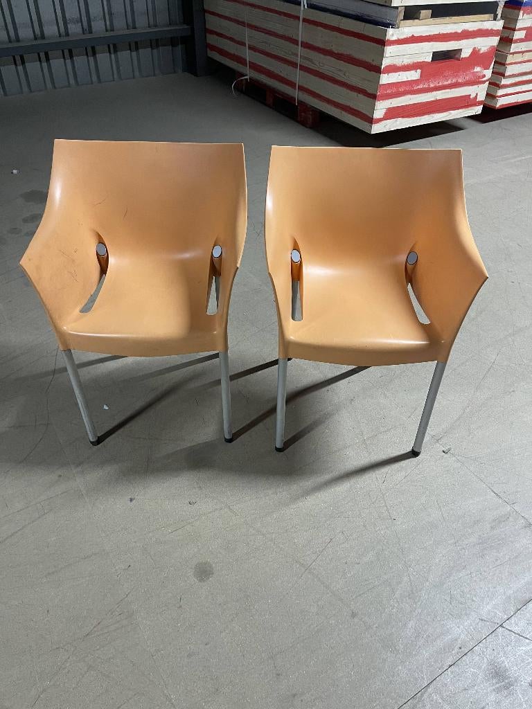 Dr No stoelen By Starck voor Kartell 18 stuks, Ophalen, Kunststof, Gebruikt, Overige kleuren