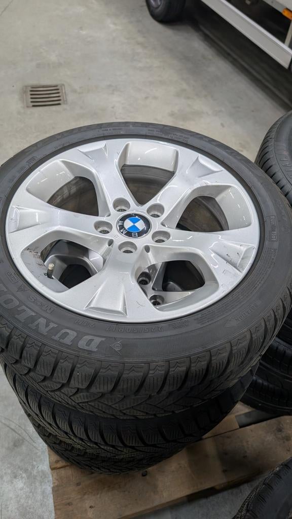 Winterbanden set voor BMW X1 Serie 17 inch, Gebruikt, Banden en Velgen, 17 inch, Personenwagen