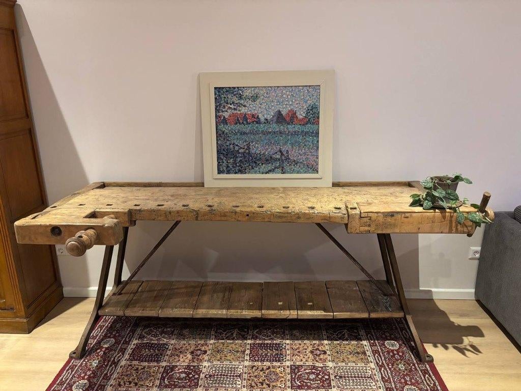 Sidetable dressoir wandmeubel werkbank keukenblok, Antiek en Kunst, Curiosa en Brocante, Ophalen