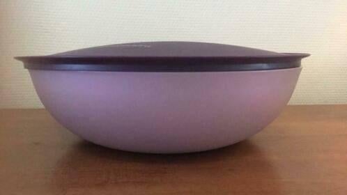 Tupperware Allegra Schaal 3,5L Paars Parlemoer, Ophalen of Verzenden, Gebruikt, Paars, Schaal
