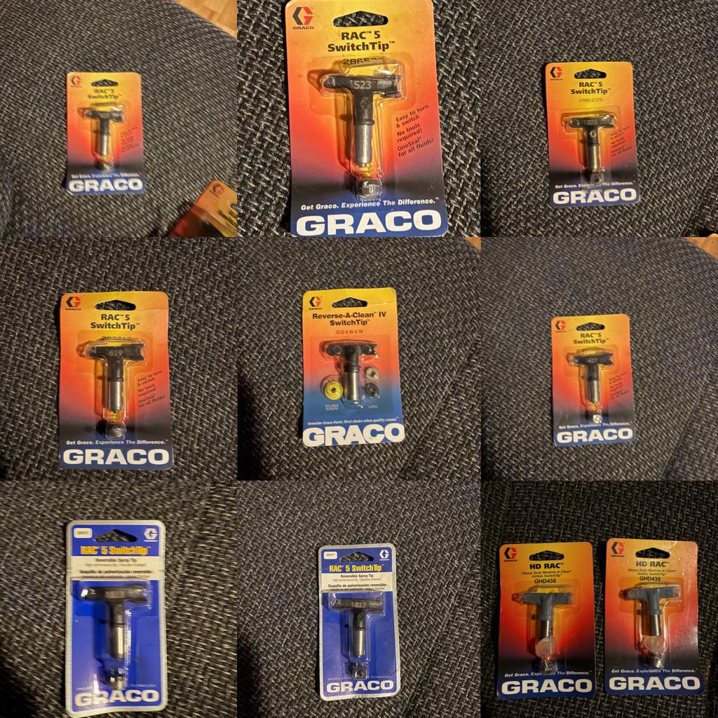 Graco switch tips, Doe-het-zelf en Verbouw, Schildersmaterialen, Ophalen of Verzenden, Verfspuit of Verfpomp