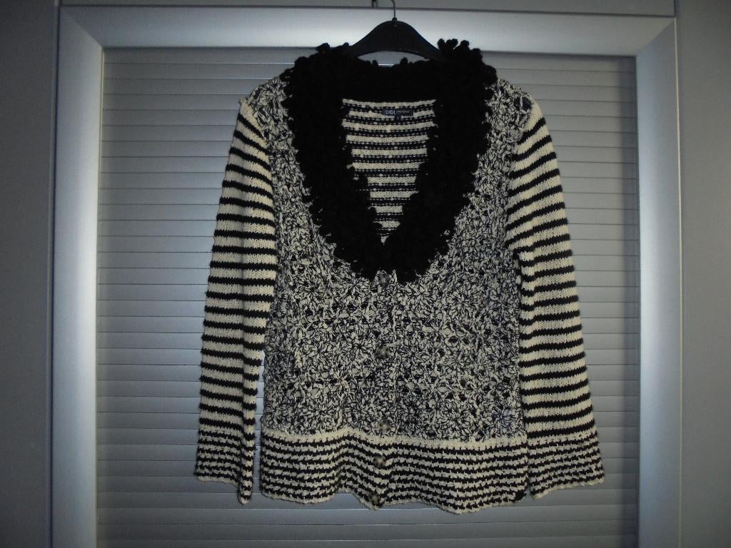vest DIdi zwart / wit maat 42, Kleding | Dames, Zwart, Maat 42/44 (L), Didi, Ophalen of Verzenden