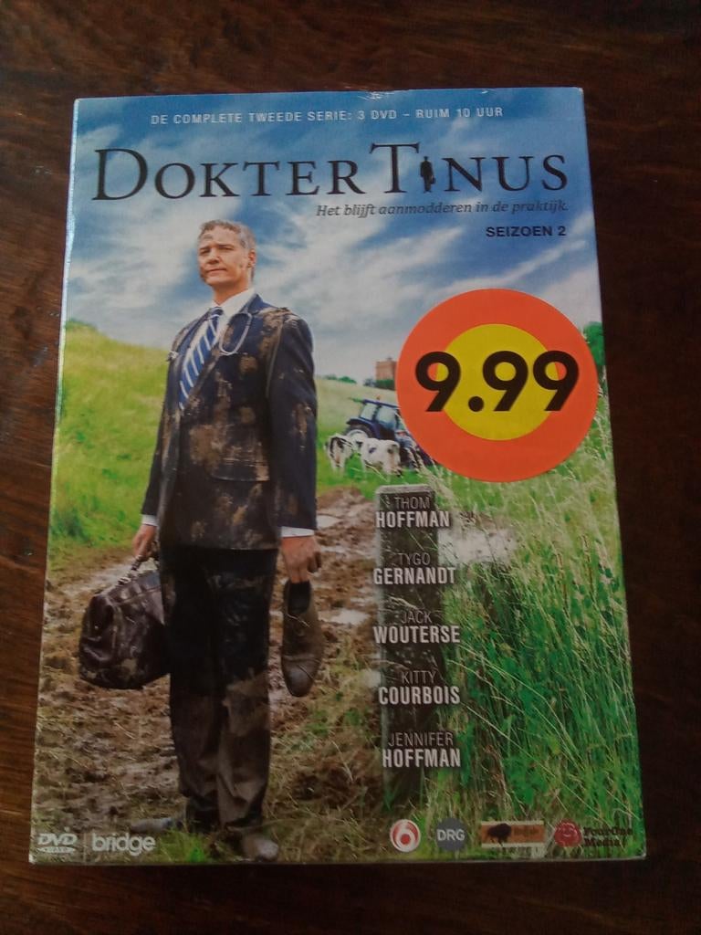 Dokter Tinus - Seizoen 2, Cd's en Dvd's, Dvd's | Tv en Series, Zo goed als nieuw, Komedie, Boxset, Alle leeftijden, Ophalen of Verzenden