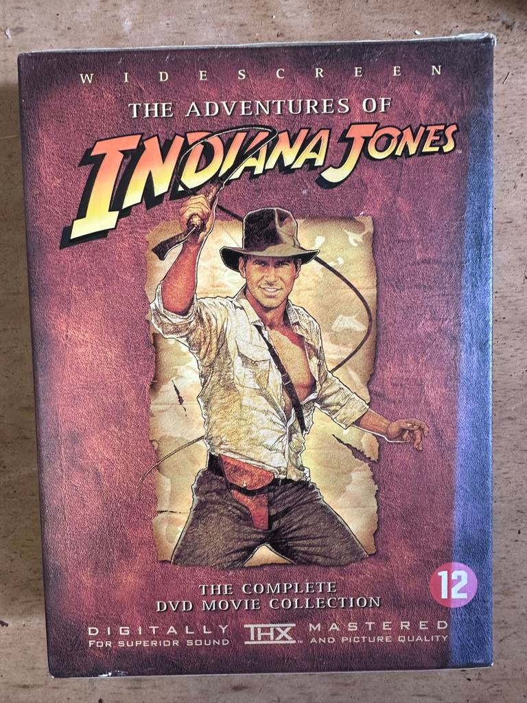 Indiana Jones Complete DVD Collectie, Vanaf 12 jaar, Ophalen of Verzenden, Zo goed als nieuw, Boxset