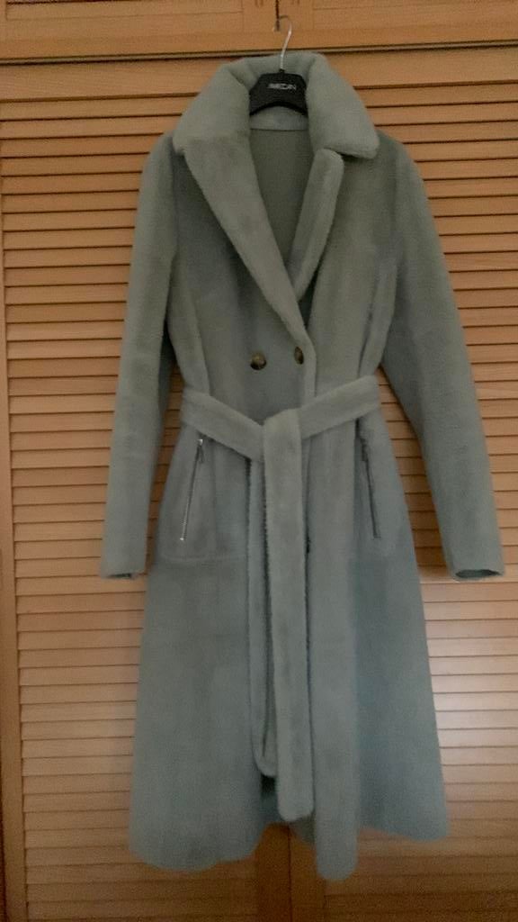 Rino&Pelle Mintgroene Bontjas - Mt. 38 - Nieuwstaat!, Kleding | Dames, Jassen | Winter, Ophalen of Verzenden, Zo goed als nieuw