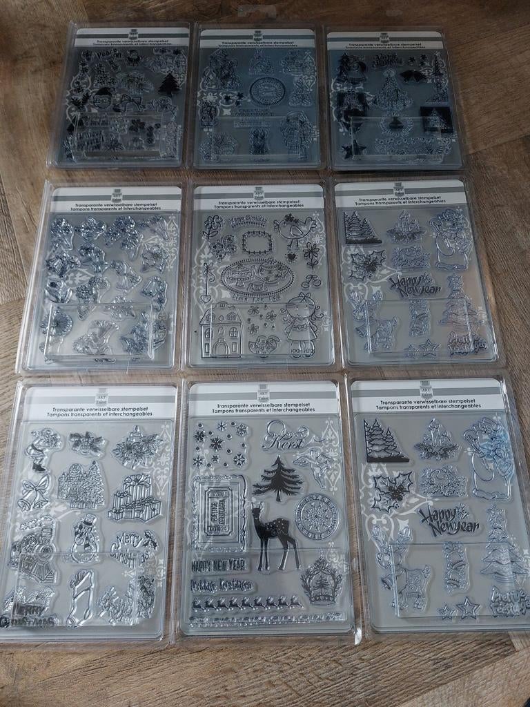 Stempels transparant verwisselbare nieuw 9 sets, Ophalen of Verzenden, Nieuw, Overige typen