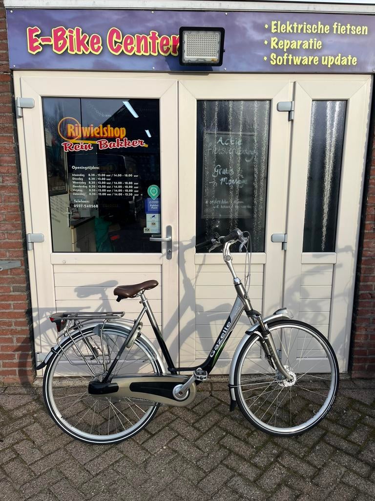 Ik zeer nette staat gazelle orange d57 cm met 8 vers, Ophalen, Versnellingen, 56 cm of meer, Zo goed als nieuw