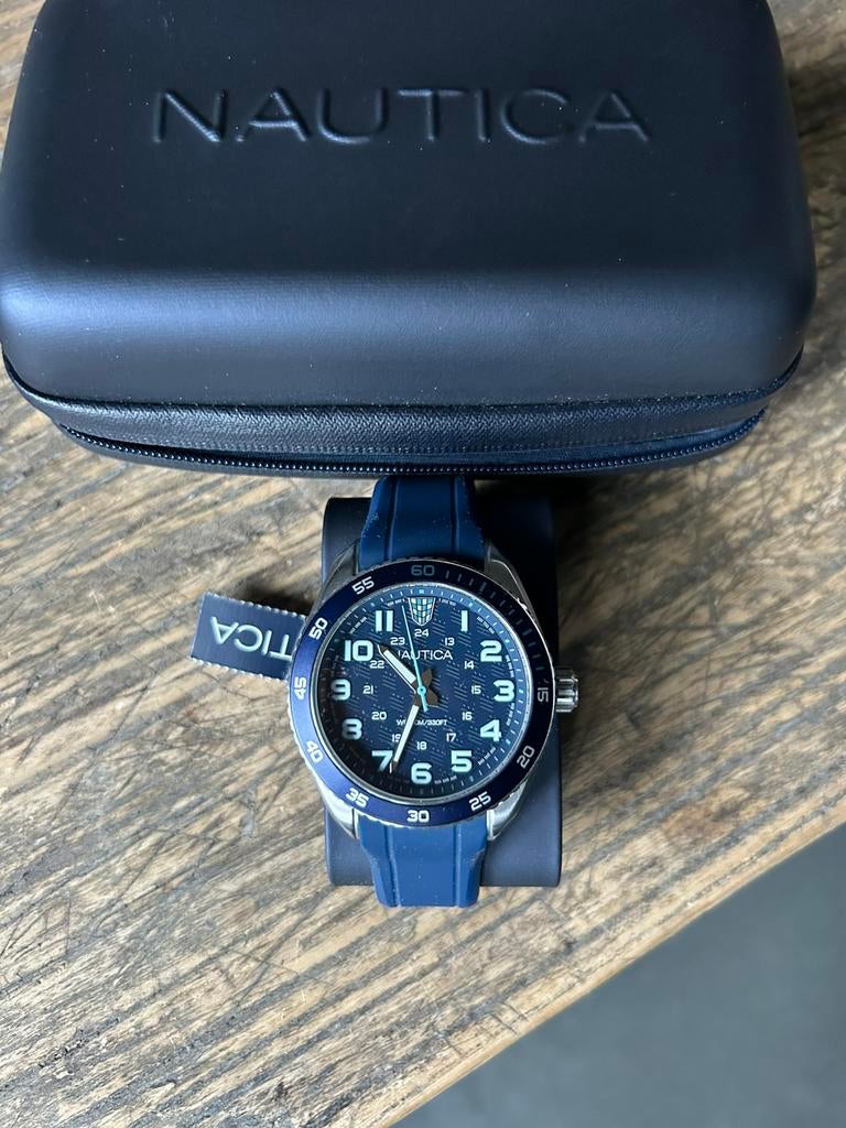 Verkocht Nautica  Horloge Key Biscane Absolute nieuwstaat!, Sieraden, Tassen en Uiterlijk, Horloges | Heren, Overige merken, Staal