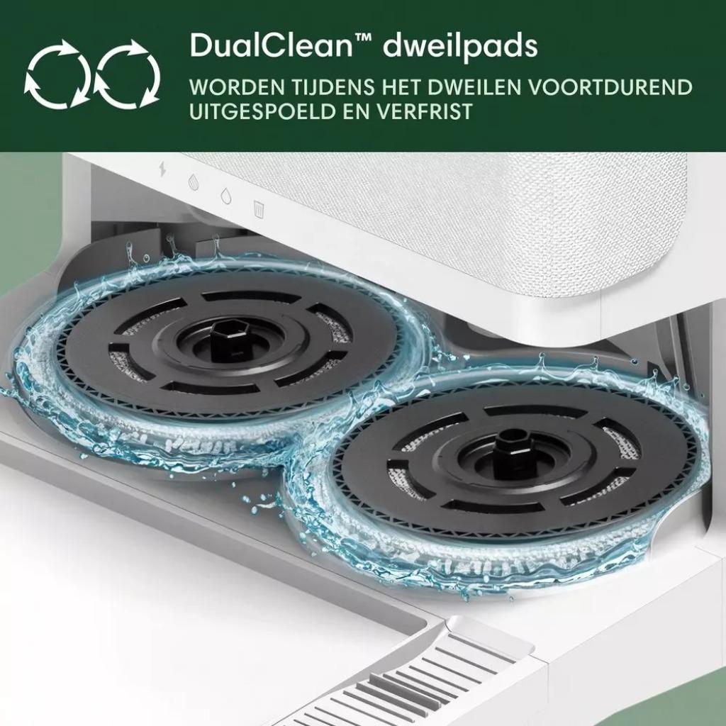 iRobot Roomba Plus 505 Combo Robot + Autowash Dock Wit, Ophalen of Verzenden, Zo goed als nieuw, Robotstofzuiger, Minder dan 1200 watt