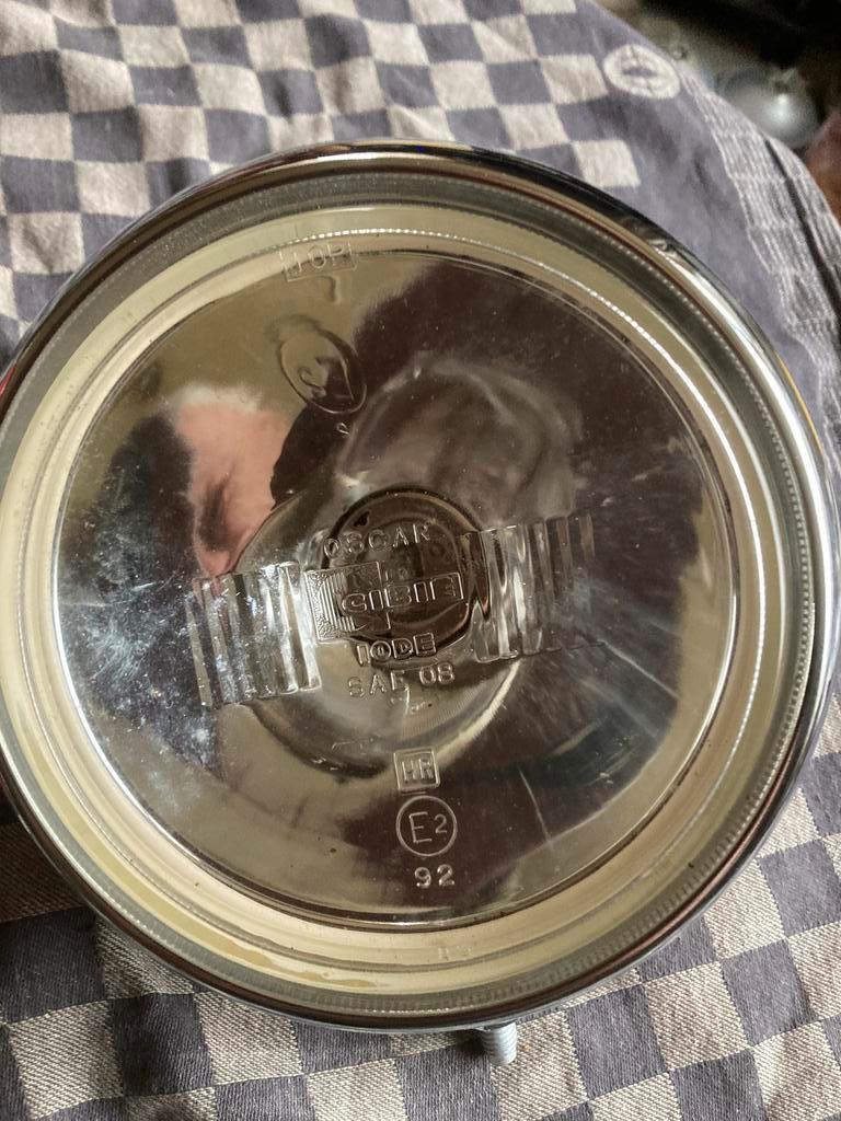 Oldtimer 2 Cibie verstralers type Oscar diameter 18 cm, Auto-onderdelen, Ophalen of Verzenden, Gebruikt