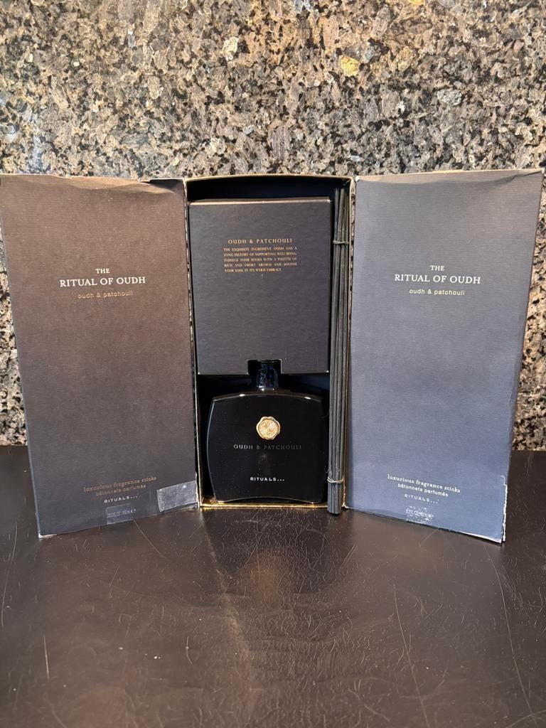 Rituals of Black Oudh geurstokjes 🖤 450 ml, Ophalen of Verzenden, Nieuw