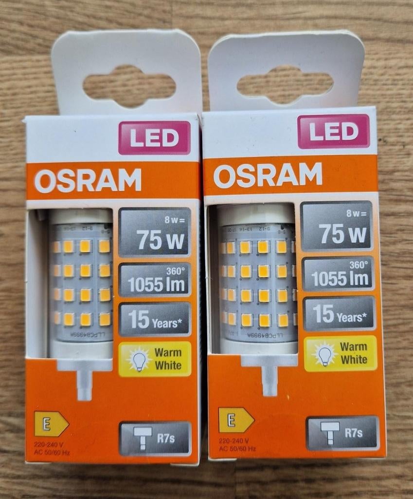 2 x OSRAM LED R7S, Led-lamp, Minder dan 30 watt, Nieuw, Overige fittingen