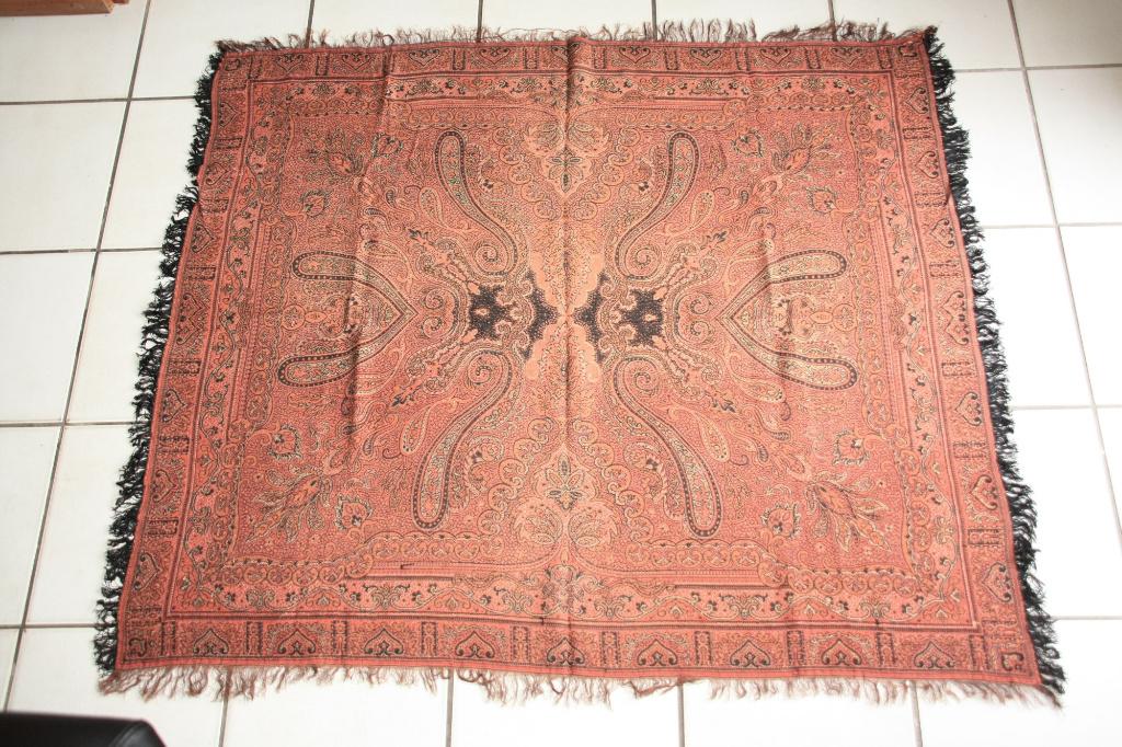 Antieke Paisley worteldoek, kapstok doek., Ophalen of Verzenden