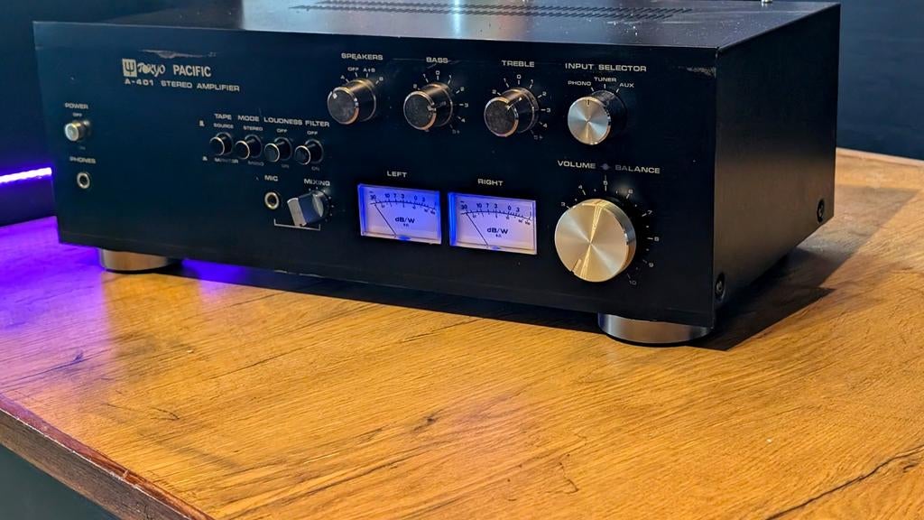 TOKYO PACIFIC A-401 • GARANTIE • SOLID STATE • PHONO, Overige merken, Gereviseerde Solid State versterker, Rick's Audio 
De Kempen 18 
6021PZ Budel 
+31 (0)495 785698
info@ricks-audio.com