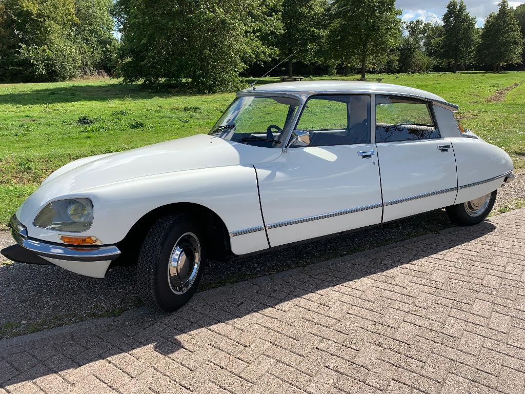 Citroën DS 20 2.0 Special 1974 Wit, Auto's, Citroën, Particulier, DS, Benzine, Sedan, Handgeschakeld, Geïmporteerd, Wit, Bruin
