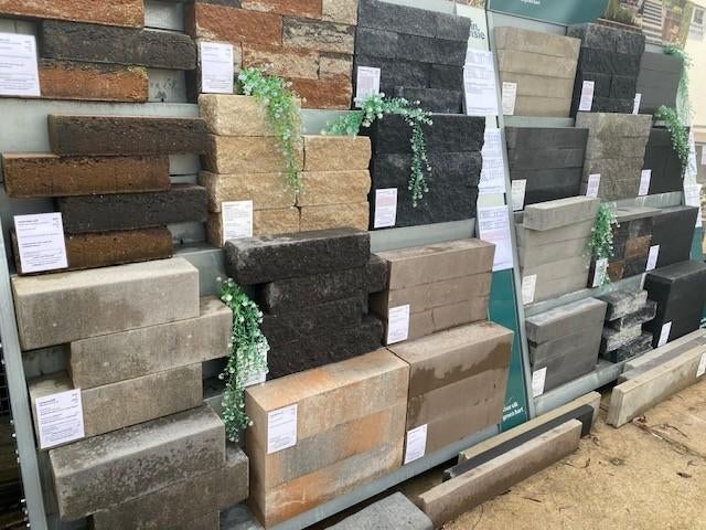 70st Linia Excelence Taupe 15x15x60, Tuin en Terras, Bielzen en Borders, Ophalen, Blok, Nieuw, Minder dan 25 cm