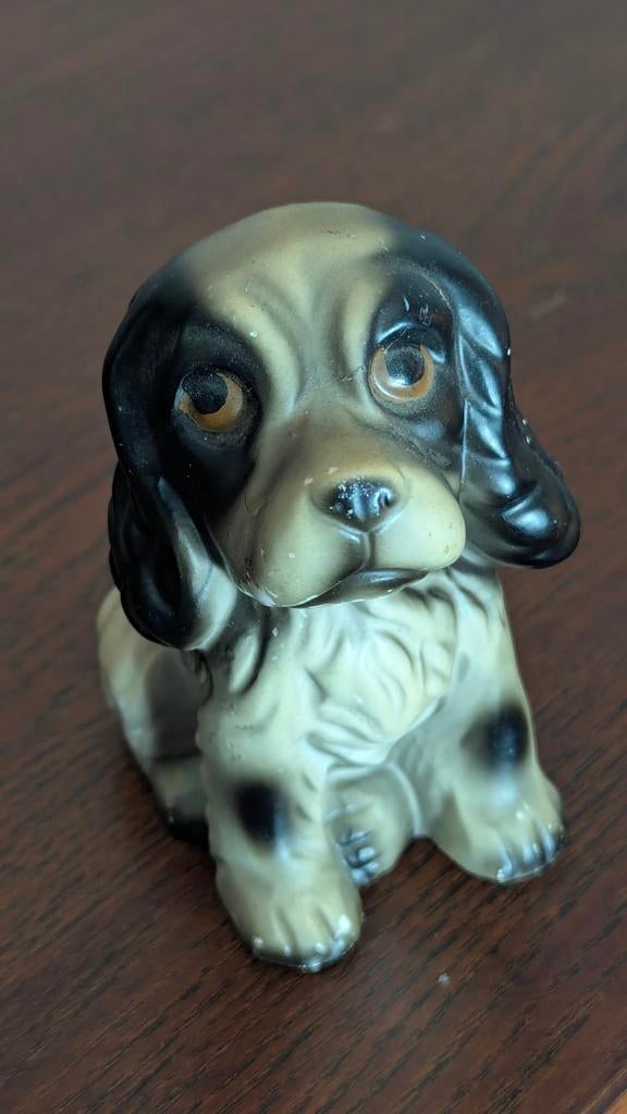 Vintage Cocker Spaniel Keramiek Figuur Japan, Ophalen of Verzenden