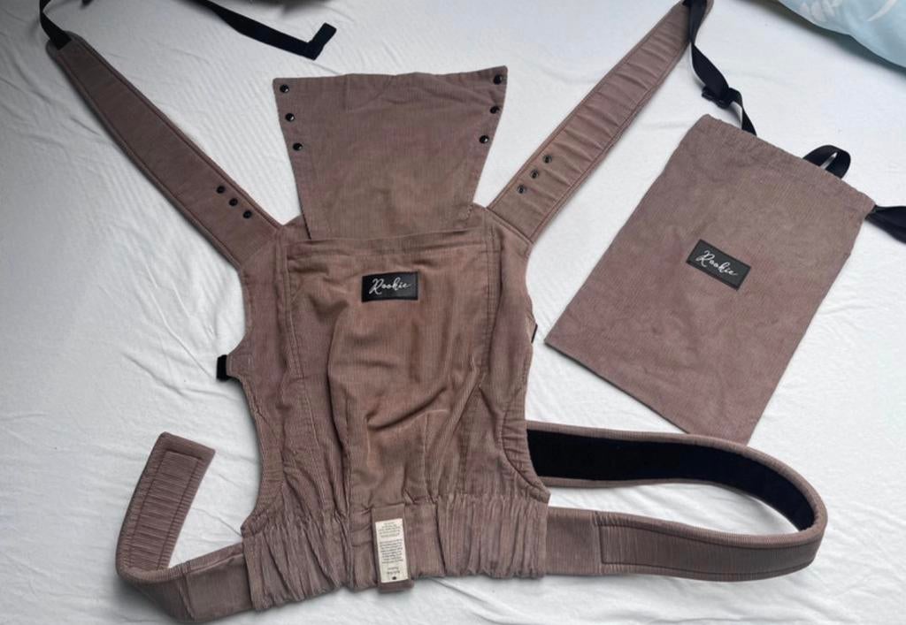 Rookie Baby Premium Cord Mocha, Ophalen of Verzenden, Zo goed als nieuw, Draagzak, Overige merken