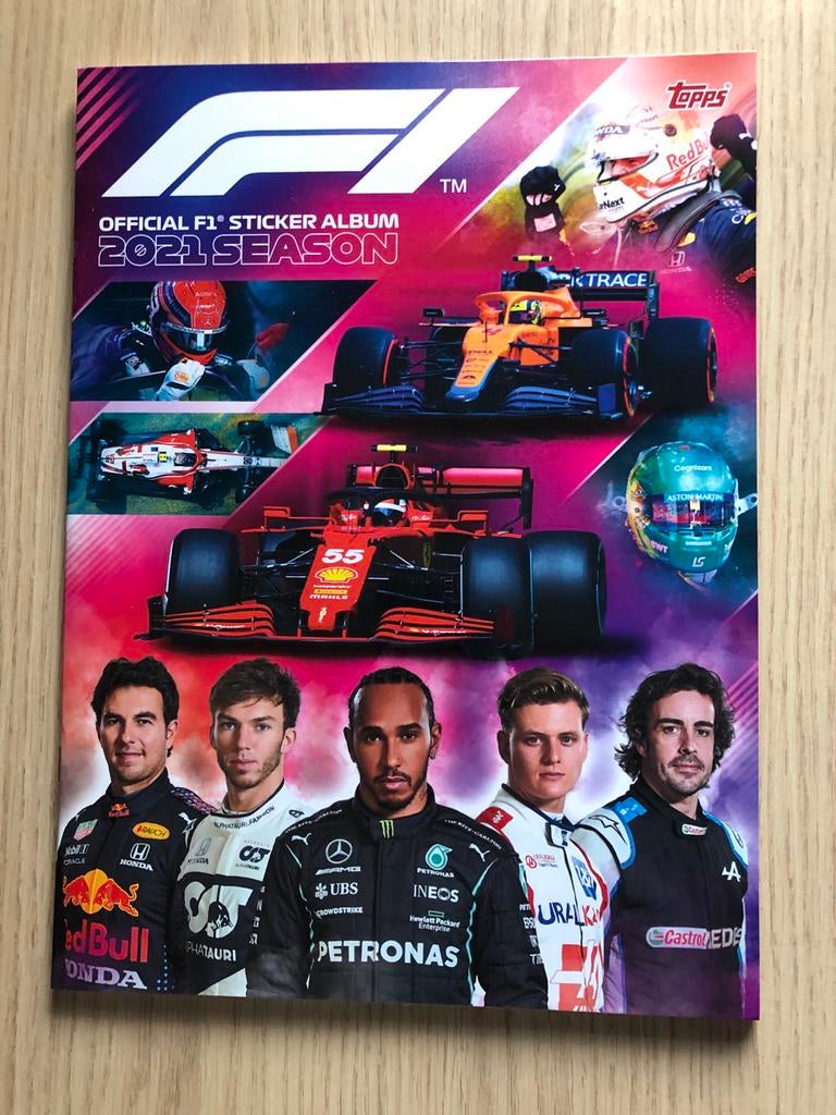 Topps Formule 1 Sticker Album 2021 100% compleet, Ophalen of Verzenden, Zo goed als nieuw, Formule 1