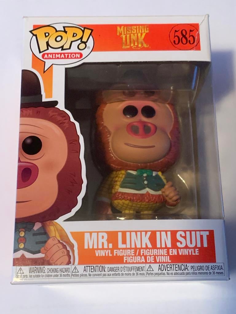 Funko Pop! Animation Missing Link - Mr. Link in Suit #585, Ophalen of Verzenden, Zo goed als nieuw