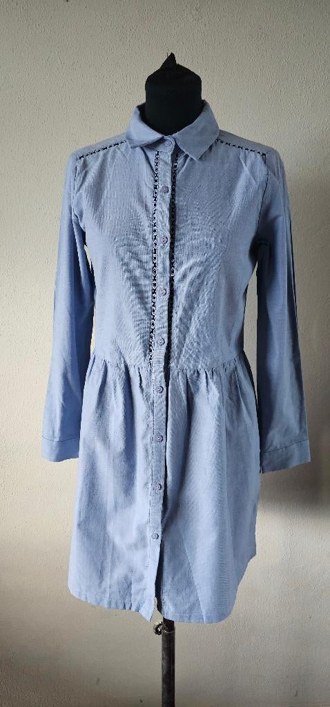blauw zomer jurk van Grace & mila maat s (2125), Kleding | Dames, Jurken, Blauw, Ophalen of Verzenden, Zo goed als nieuw, Maat 36 (S)