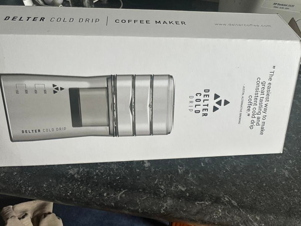 Delter Cold coffee brewer, Witgoed en Apparatuur, Koffiezetapparaten, Ophalen of Verzenden, Zo goed als nieuw