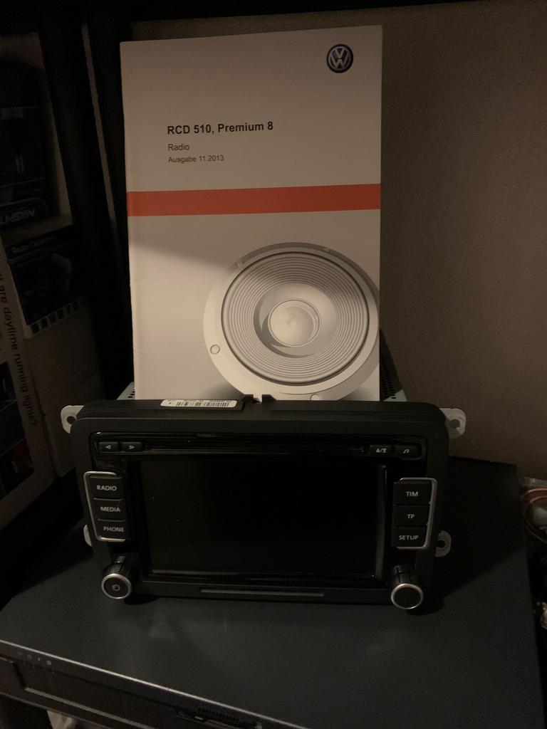 RNS RCD 510 radio sdkaard 3C8 035 195 gps mib pq display, Auto diversen, Autoradio's, Ophalen of Verzenden, Nieuw