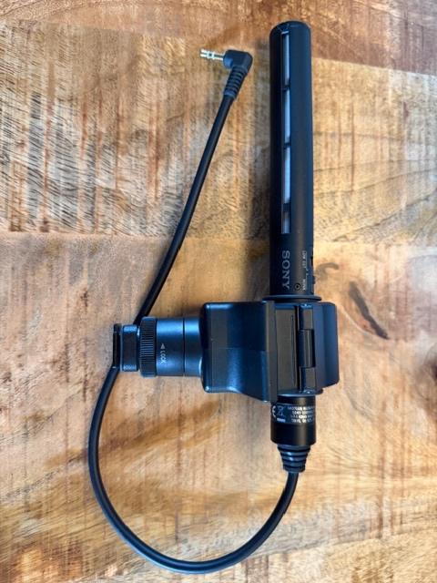 Sony ECM-CG60 Shotgun Microphone 3.5mm Jack, Ophalen of Verzenden, Zo goed als nieuw