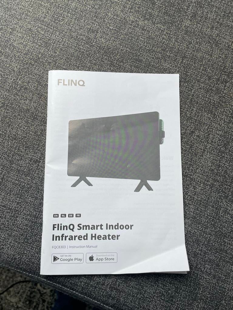 FlinQ infrarood heater nieuw ander kacheltje gekocht, Huis en Inrichting, Kachels, Ophalen, Overige soorten, Elektrisch, Nieuw