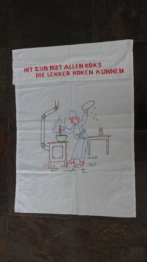 leuke vintage overhanddoeken, Verzamelen, Retro, Ophalen of Verzenden, Overige typen