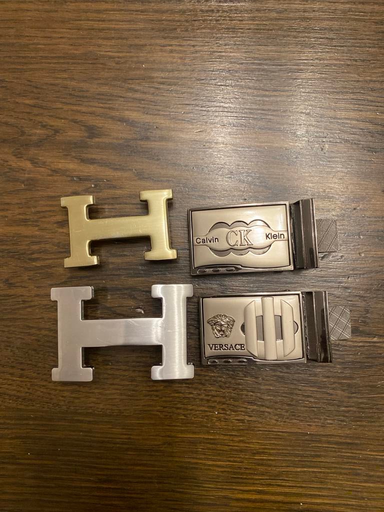 Riemgespen: Hermès, Versace, Calvin Klein, Ophalen of Verzenden, Zo goed als nieuw, Losse buckle of gesp
