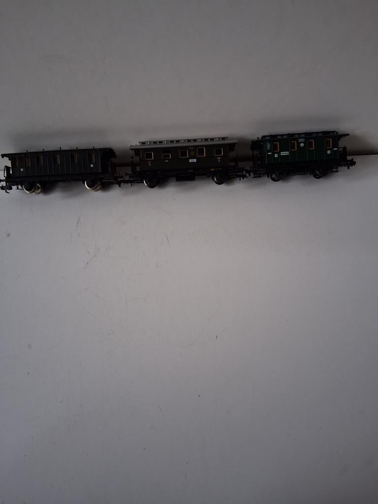 Fleischmann Treinwagons - Set van 3, Wisselstroom, Gebruikt, Fleischmann, Wagon