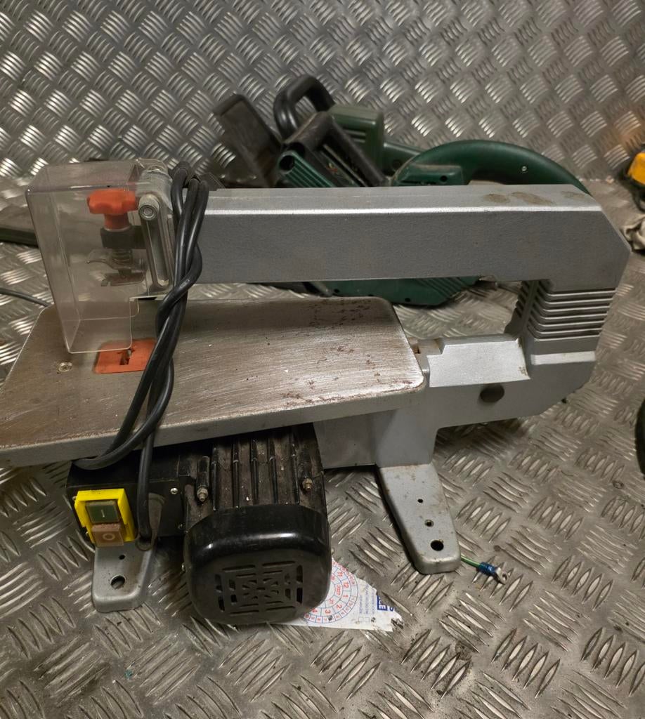 Kinzo Figuurzaag - Gebruikt, Doe-het-zelf en Verbouw, Gereedschap | Zaagmachines, Minder dan 30 mm, Gebruikt, Kinzo, Ophalen of Verzenden