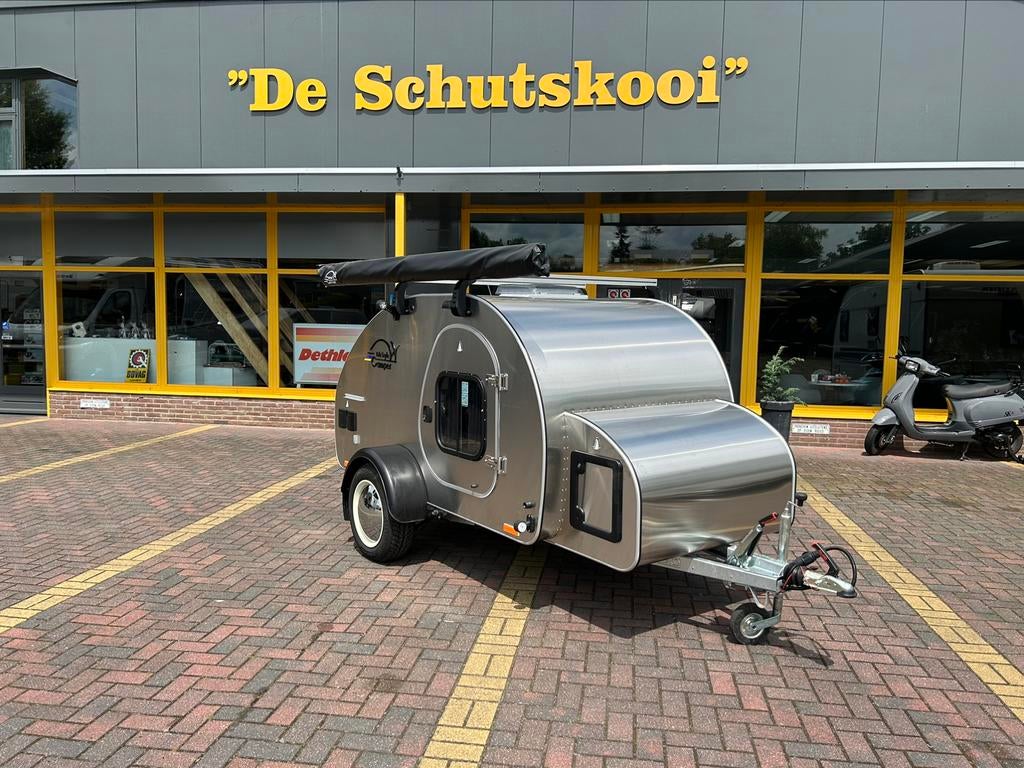 LifestyleCamper Steeldrop mini caravan nieuw!, Caravans en Kamperen, Overige merken, Tot en met 2, Bedrijf, Schokbreker