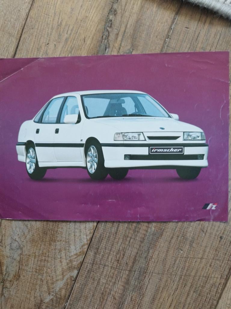 Irmscher Vectra Brochure - Duits 1988, Gelezen, Opel, Ophalen of Verzenden, Irmscher opel