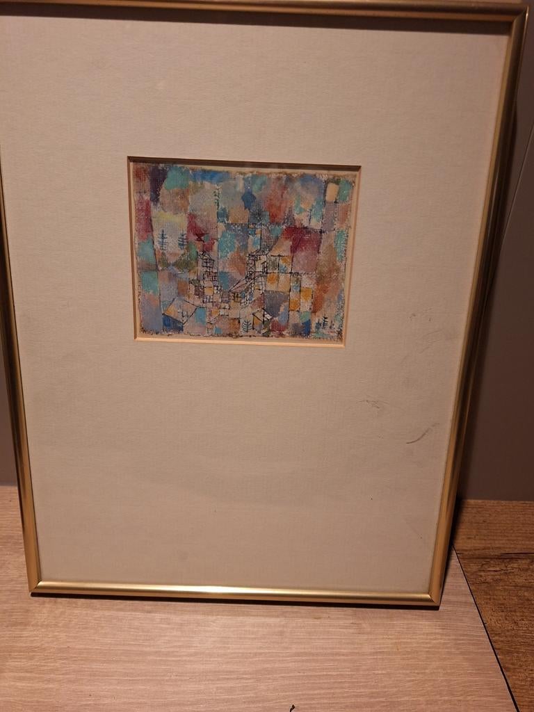 Paul Klee - Twee Klokkentorens reproductie, Antiek en Kunst, Kunst | Schilderijen | Abstract, Ophalen of Verzenden