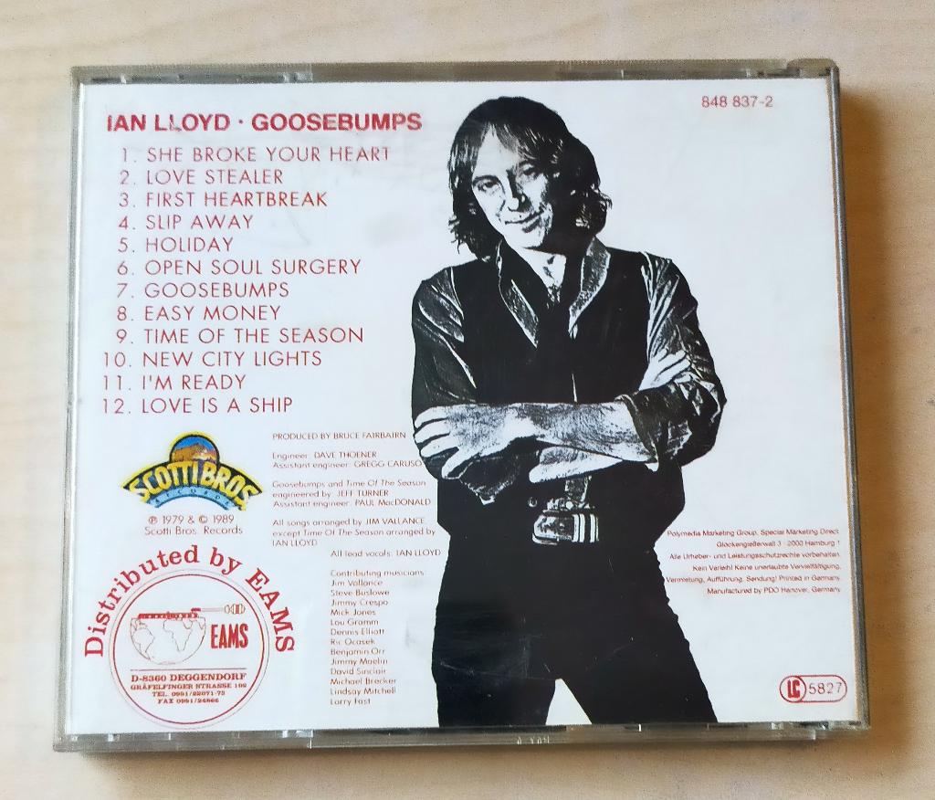 Ian Lloyd - Goosebumps CD 1979/1989 Stories, Ophalen of Verzenden, Gebruikt, Poprock