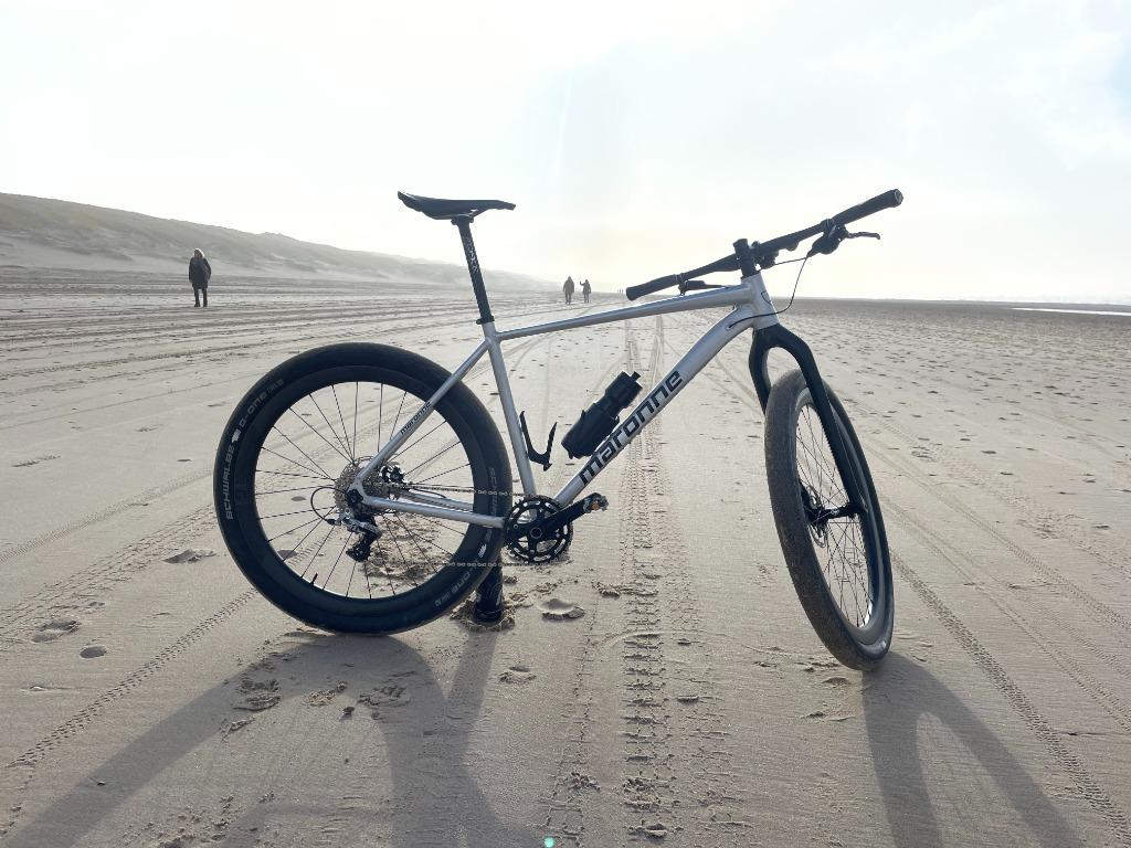 Gravelbike / strandfiets / bikepacking huren - NH Cycling, Nieuw, Geen vering, 53 tot 57 cm, Ophalen