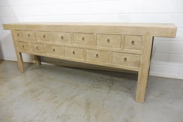 Groot landelijk dressoir Sidetable, Nieuw, Ophalen of Verzenden, 200 cm of meer, Landelijk, Oosters