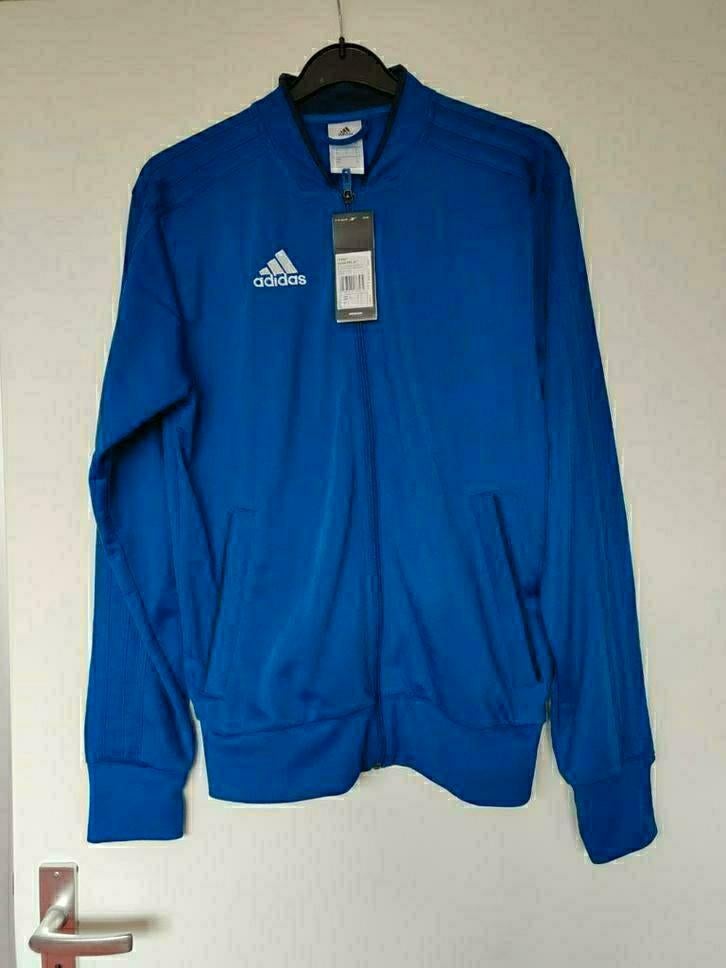 Adidas trainingsjack maat S, nieuw, Blauw, Nieuw, Ophalen of Verzenden, Adidas